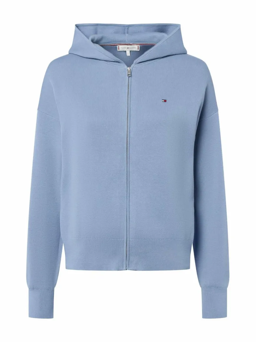 Tommy Hilfiger Pullover & Strickjacken*Damen Strickjacke blau uni