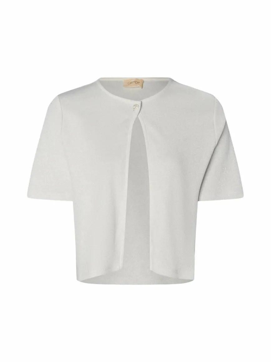 Cartoon Pullover & Strickjacken*Damen Strickjacke weiß uni