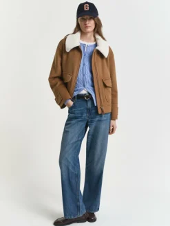 Gant Pullover & Strickjacken*Damen Strickjacke hellblau meliert