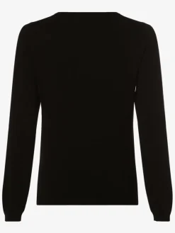 Marie Lund Pullover & Strickjacken*Damen Strickjacke schwarz uni