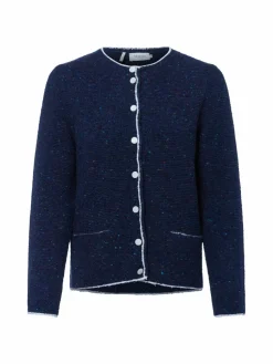 MAERZ Pullover & Strickjacken*Damen Strickjacke marine meliert