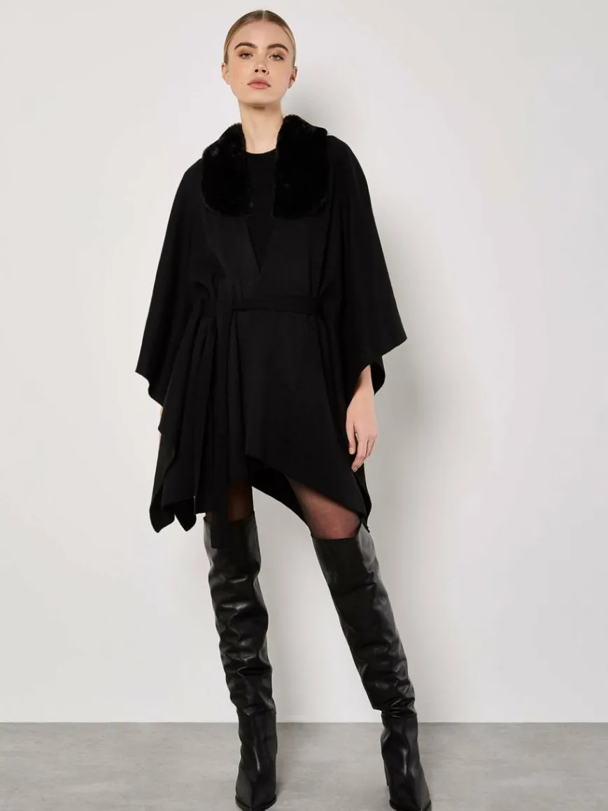 Apricot Pullover & Strickjacken*Damen Strickjacke schwarz uni