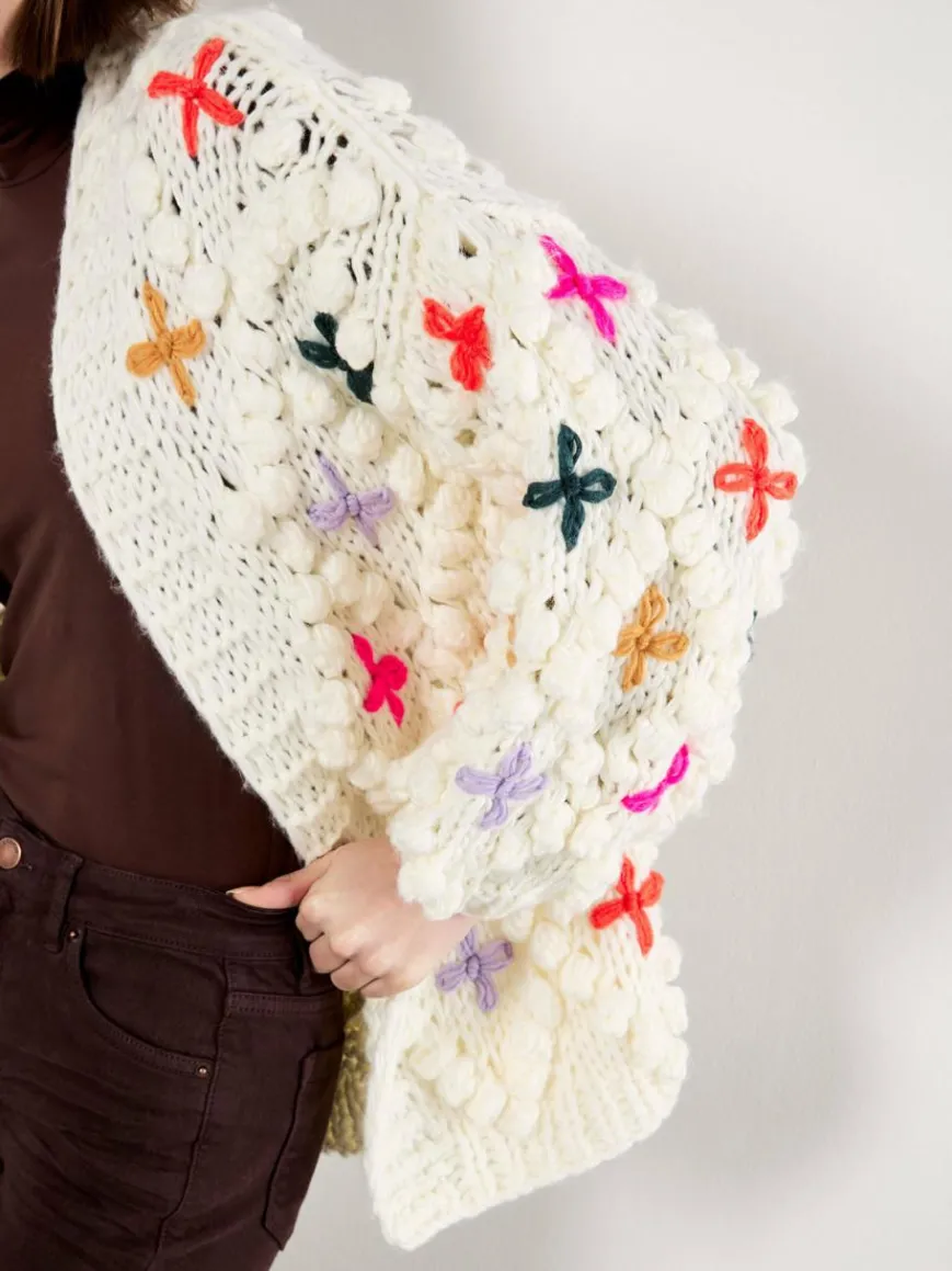 Apricot Pullover & Strickjacken*Damen Strickjacke beige uni