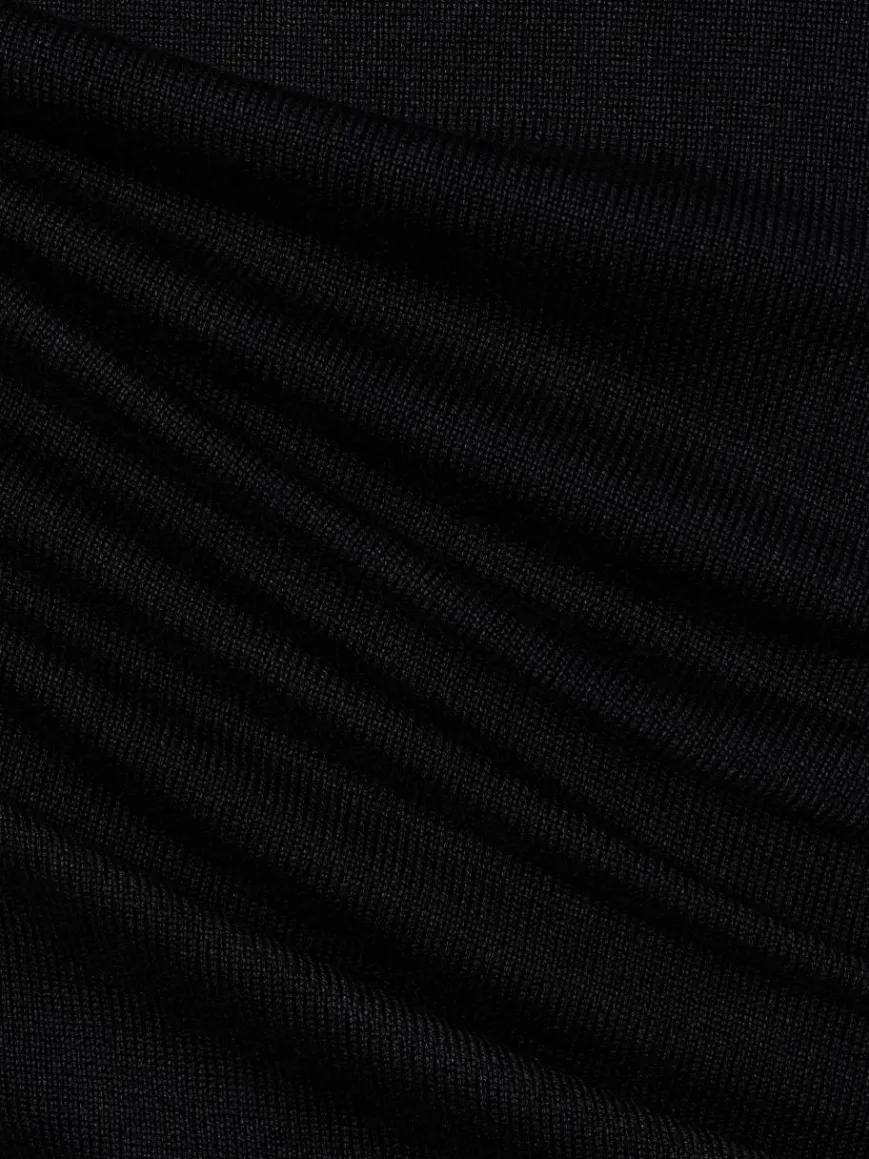 Marie Lund Pullover & Strickjacken*Damen Strickjacke schwarz uni