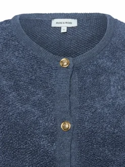 More & More Pullover & Strickjacken*Damen Strickjacke marine meliert