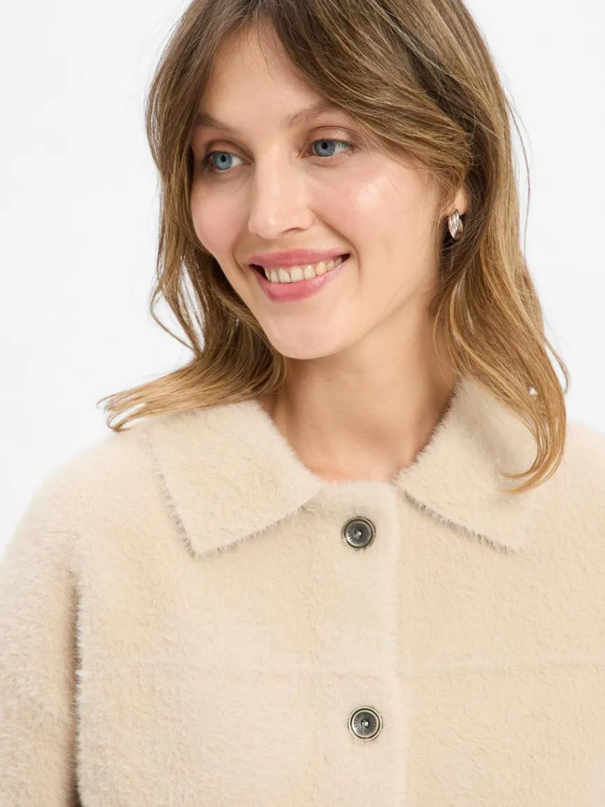 Rino & Pelle Jacken & Westen|Pullover & Strickjacken*Damen Strickjacke beige uni