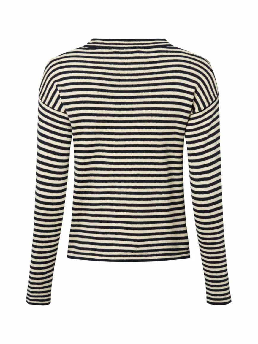 Weekend Max Mara Pullover & Strickjacken*Damen Strickjacke - Eritea beige marine gestreift