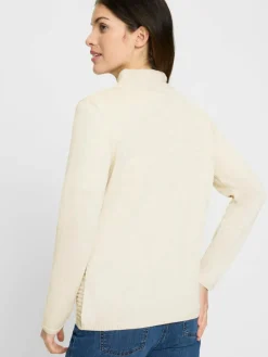 Olsen Pullover & Strickjacken*Damen Strickjacke - Eva beige uni