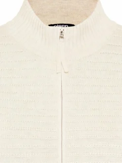 Olsen Pullover & Strickjacken*Damen Strickjacke - Eva beige uni