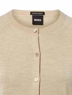 BOSS Pullover & Strickjacken*Damen Strickjacke - Fonami beige meliert