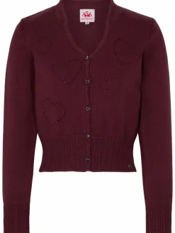 Spieth & Wenksy Pullover & Strickjacken*Damen Strickjacke - Gosina rot uni