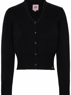 Spieth & Wenksy Pullover & Strickjacken*Damen Strickjacke - Gosina schwarz uni