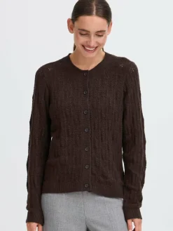 OXMO Pullover & Strickjacken*Damen Strickjacke - OXFSINVA melange uni