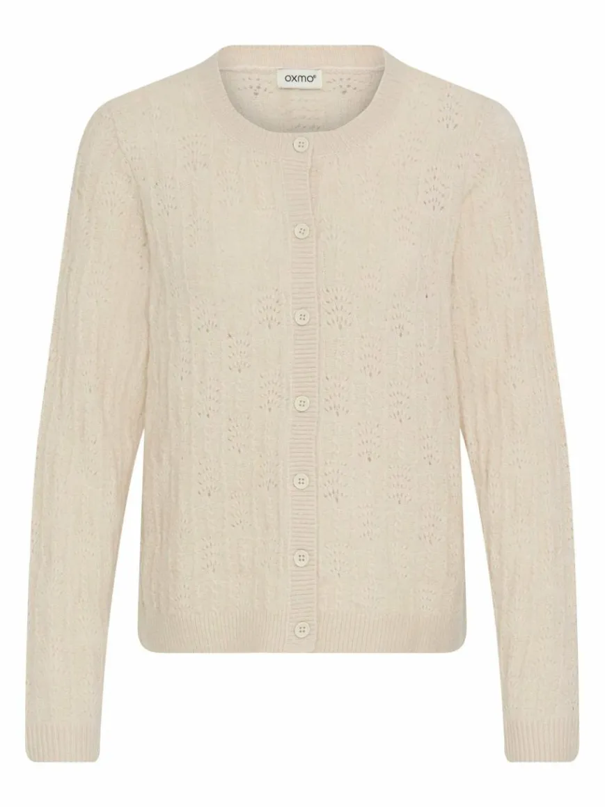 OXMO Pullover & Strickjacken*Damen Strickjacke - OXFSINVA beige uni