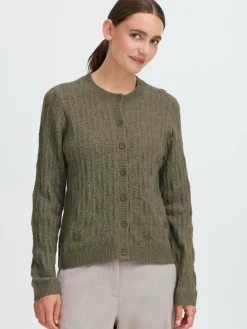 OXMO Pullover & Strickjacken*Damen Strickjacke - OXFSINVA melange uni