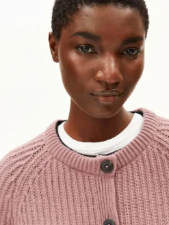 ARMEDANGELS Pullover & Strickjacken*Damen Strickjacke - Selmaa rosenholz uni