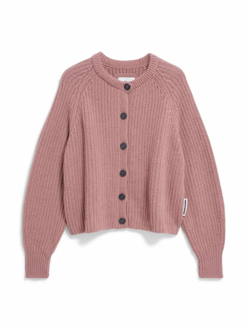 ARMEDANGELS Pullover & Strickjacken*Damen Strickjacke - Selmaa rosenholz uni