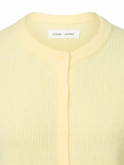 Samsøe Samsøe Pullover & Strickjacken*Damen Strickjacke mit Alpaka-Anteil - Saanoura vanille uni