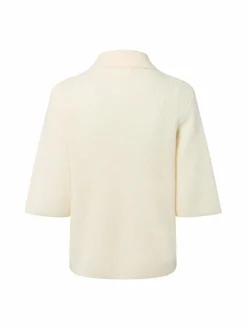 Fynch-Hatton Pullover & Strickjacken*Damen Strickjacke mit Alpaka-Anteil ecru uni