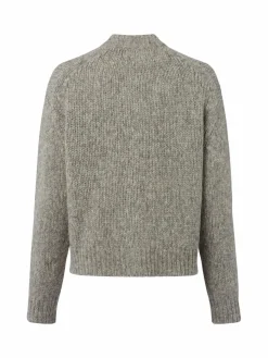 Marc O'Polo Denim Pullover & Strickjacken*Damen Strickjacke mit Alpaka-Anteil grau hellgrau meliert