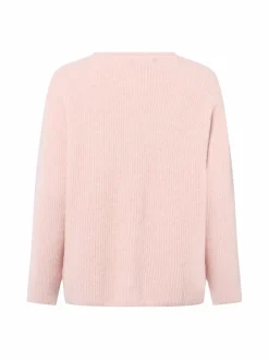 Marie Lund Pullover & Strickjacken*Damen Strickjacke mit Alpaka-Anteil rosa uni