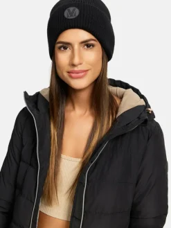 Marikoo Mützen & Hüte*Damen Strickmütze - Effelin 16 schwarz uni