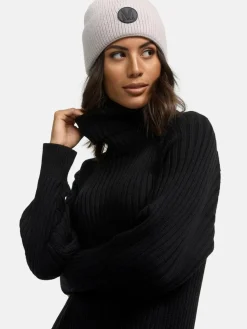 Marikoo Mützen & Hüte*Damen Strickmütze - Effelin 16 hellgrau uni