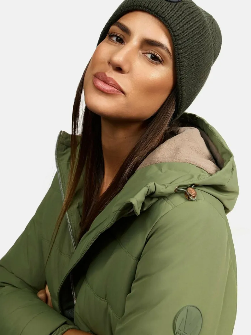 Marikoo Mützen & Hüte*Damen Strickmütze - Effelin 16 oliv uni