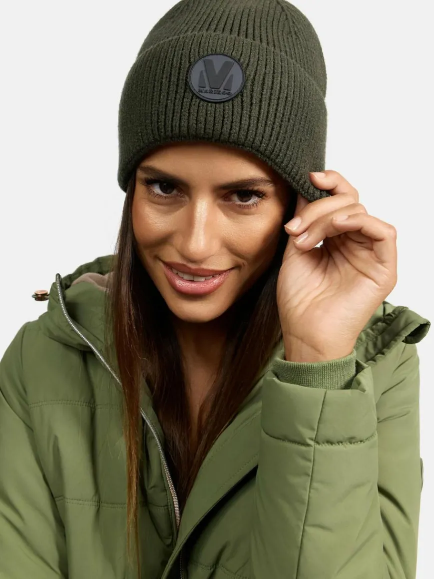 Marikoo Mützen & Hüte*Damen Strickmütze - Effelin 16 oliv uni
