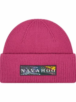 Navahoo Mützen & Hüte*Damen Strickmütze - Keksmagie 14 rosa uni