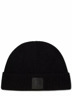 HUGO Mützen & Hüte*Damen Strickmütze - Sential schwarz uni