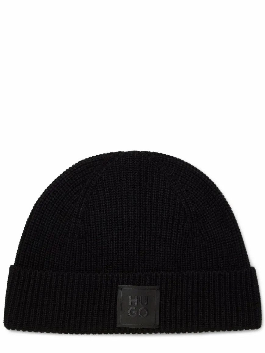 HUGO Mützen & Hüte*Damen Strickmütze - Sential schwarz uni