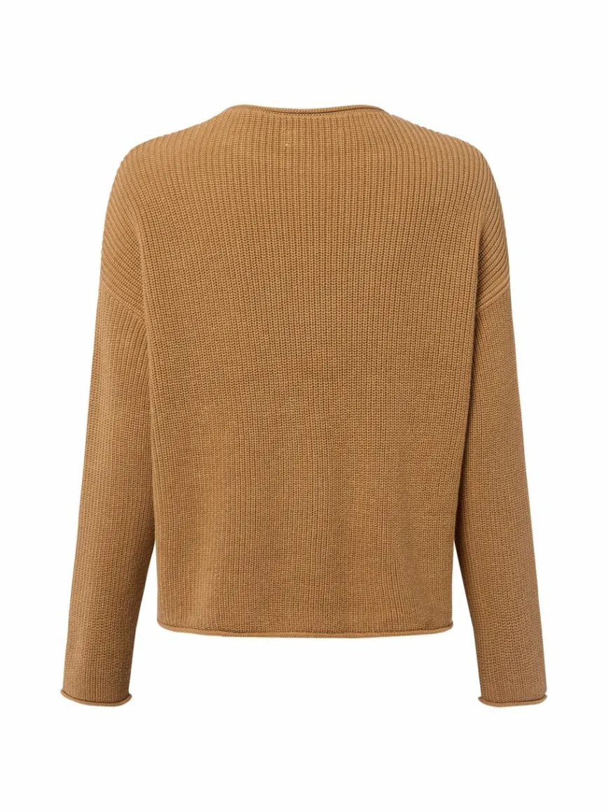 Marc O'Polo Pullover & Strickjacken*Damen Strickpullover camel uni