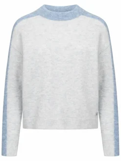 Frieda & Freddies Pullover & Strickjacken*Damen Strickpullover blau uni