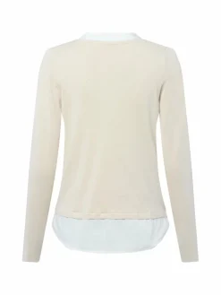 comma Pullover & Strickjacken*Damen Strickpullover beige uni