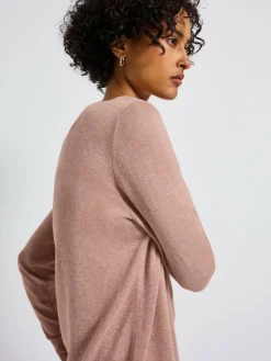 Street One Pullover & Strickjacken*Damen Strickpullover aprikot meliert