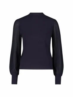 zero Pullover & Strickjacken*Damen Strickpullover blau uni