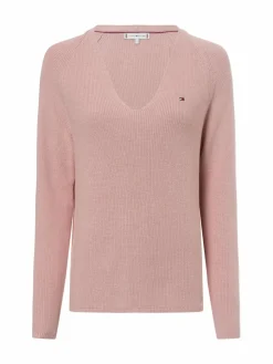 Tommy Hilfiger Pullover & Strickjacken*Damen Strickpullover rosa uni