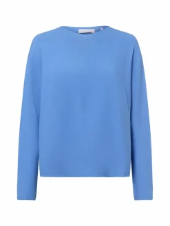 Rich & Royal Pullover & Strickjacken*Damen Strickpullover blau uni