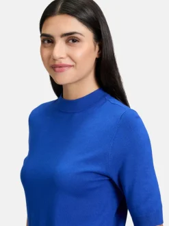 Betty Barclay Pullover & Strickjacken*Damen Strickpullover blau uni