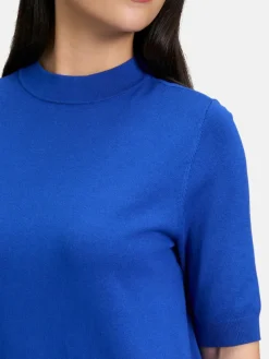 Betty Barclay Pullover & Strickjacken*Damen Strickpullover blau uni