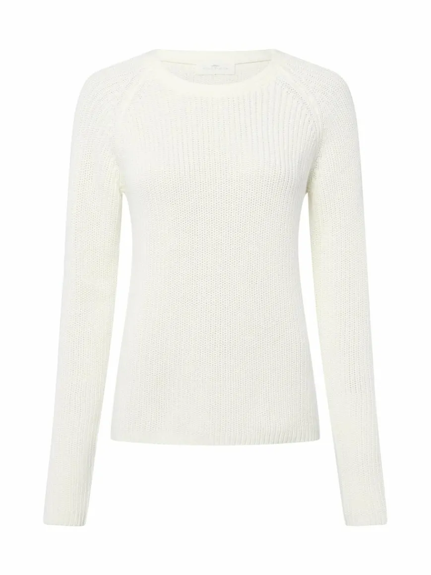 Fynch-Hatton Pullover & Strickjacken*Damen Strickpullover ecru uni