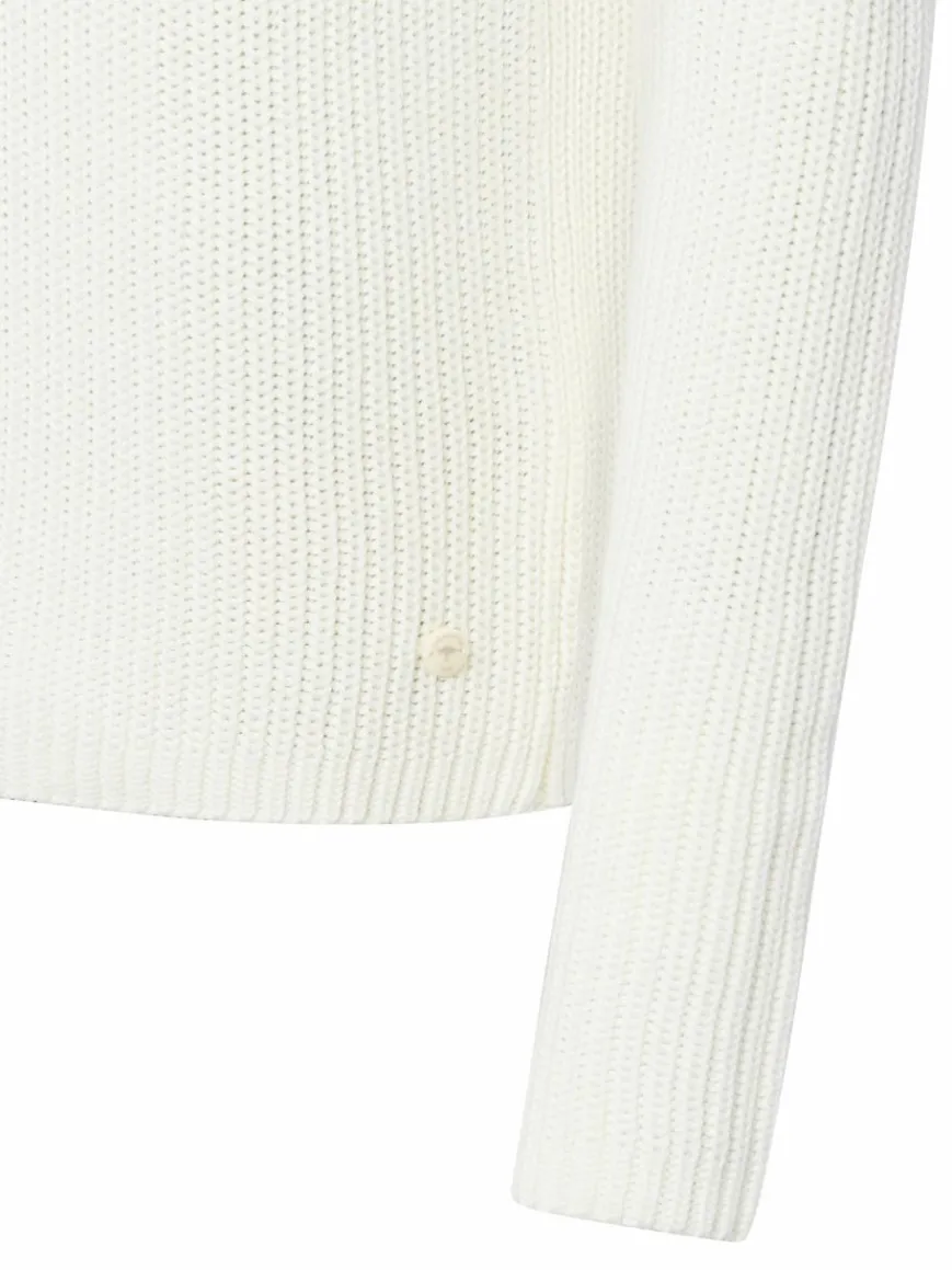 Fynch-Hatton Pullover & Strickjacken*Damen Strickpullover ecru uni