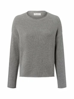 Marc O'Polo Pullover & Strickjacken*Damen Strickpullover grau uni