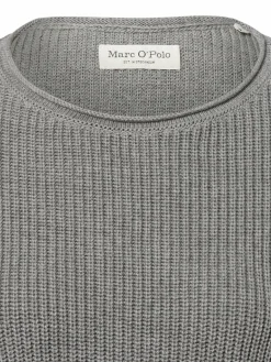 Marc O'Polo Pullover & Strickjacken*Damen Strickpullover grau uni