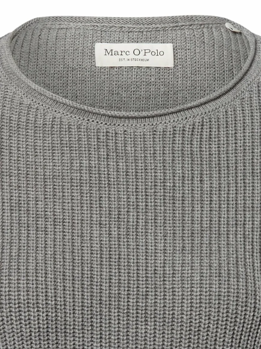 Marc O'Polo Pullover & Strickjacken*Damen Strickpullover grau uni