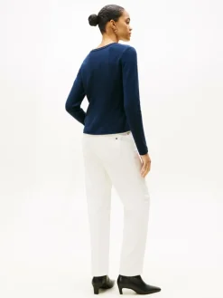 Tommy Hilfiger Pullover & Strickjacken*Damen Strickpullover marine uni