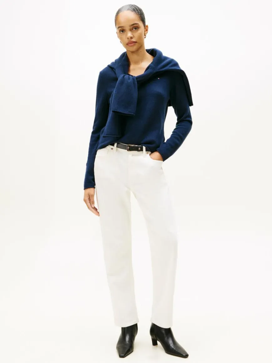 Tommy Hilfiger Pullover & Strickjacken*Damen Strickpullover marine uni