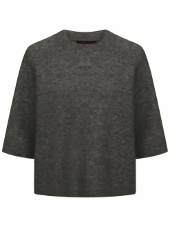 Frieda & Freddies Pullover & Strickjacken*Damen Strickpullover grau uni