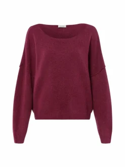 american vintage Pullover & Strickjacken*Damen Strickpullover - Damsville bordeaux uni